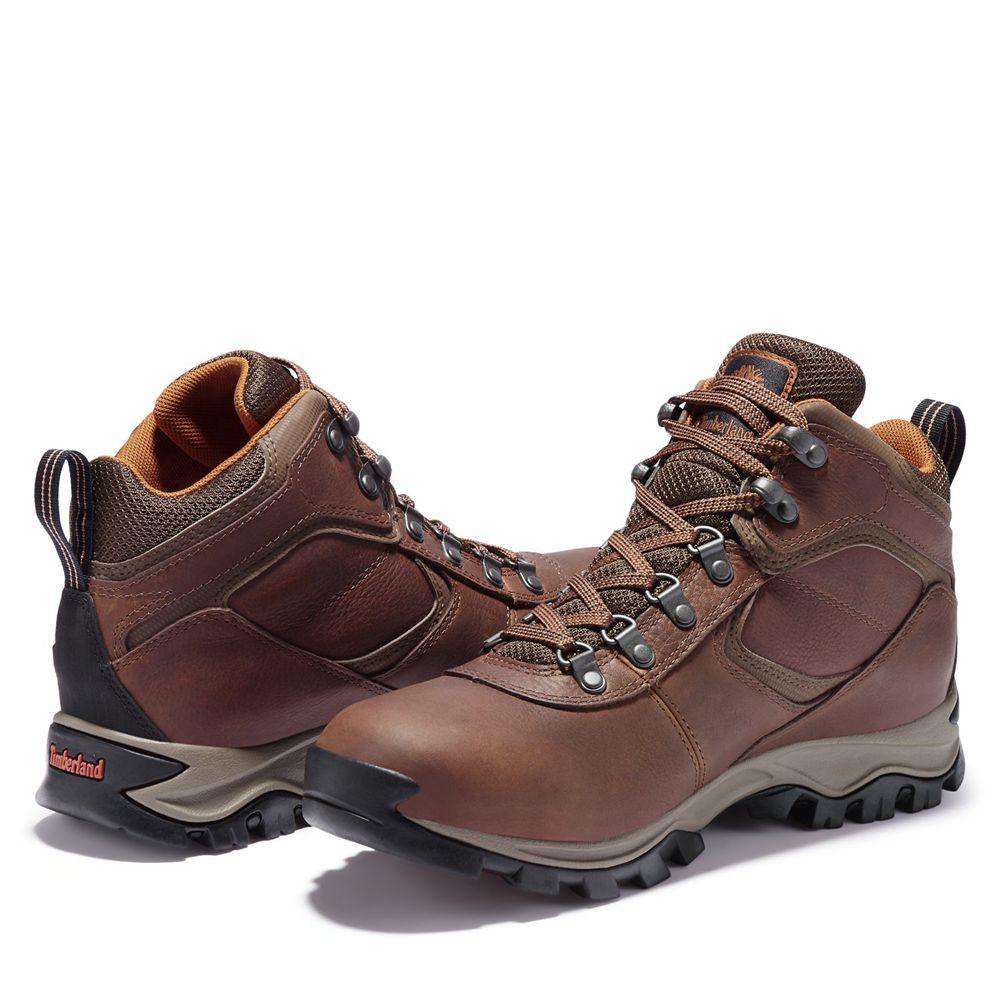 Bocanci De Drumeție Timberland Barbati Maro - Mt. Maddsen Mid Waterproof - Romania - JPMDFN438